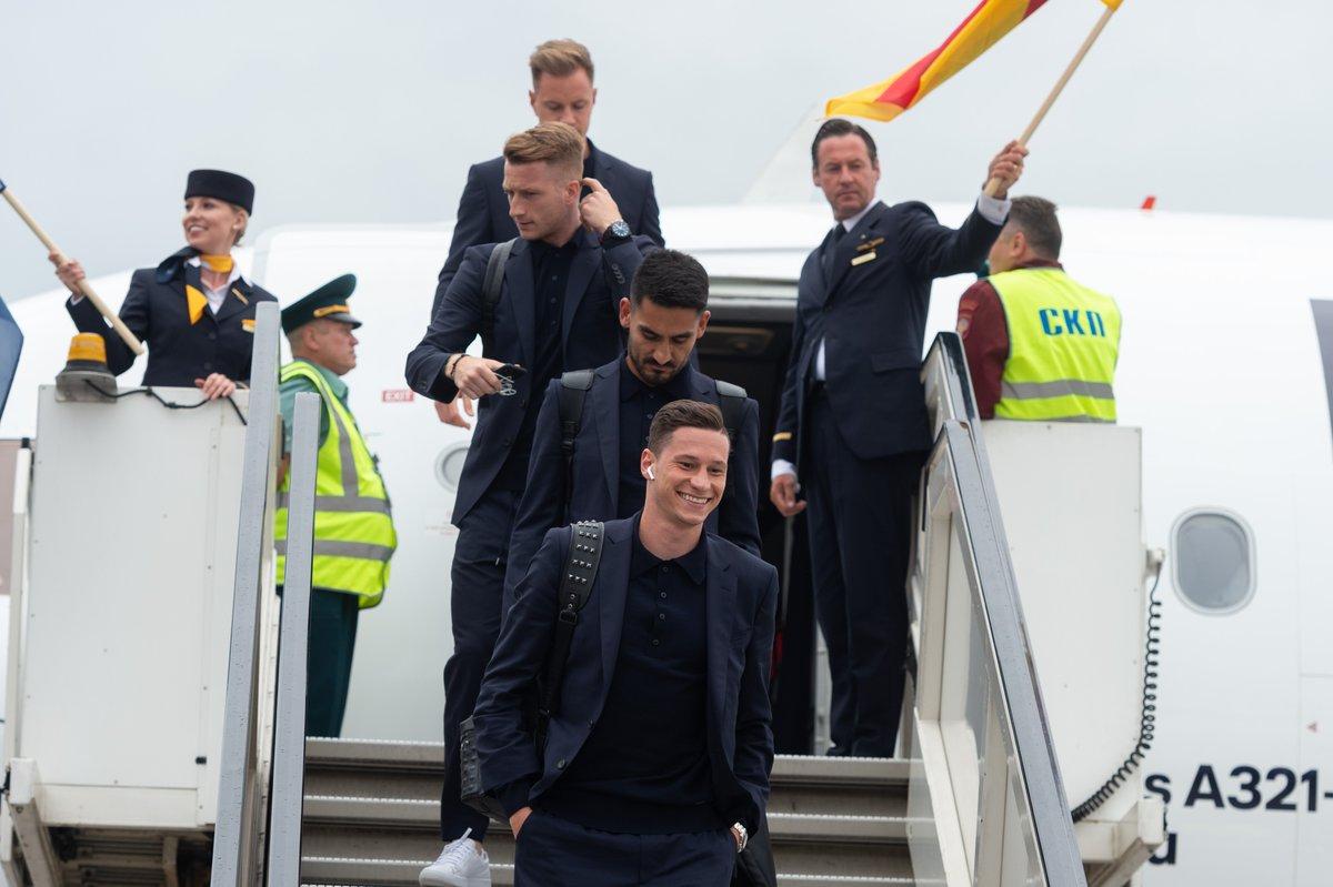Alemanha chega à Rússia para defender o título da Copa (Reprodução)