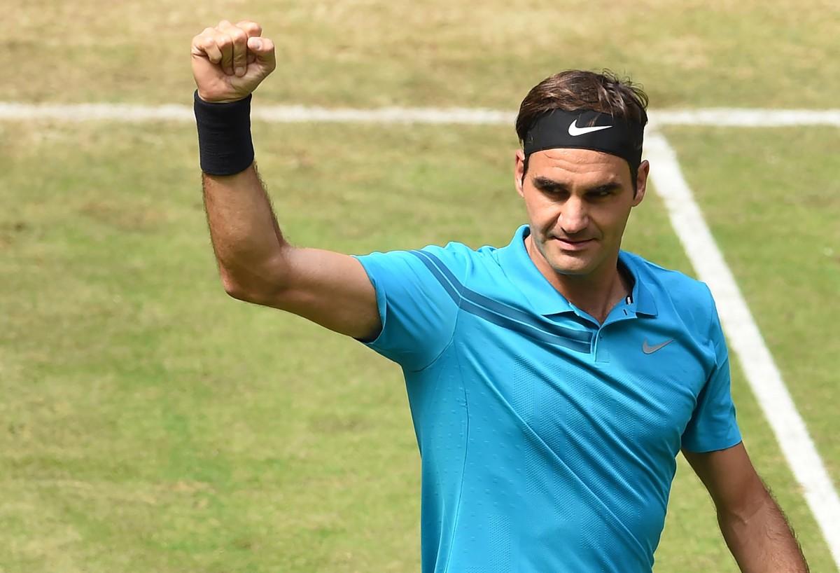 Federer bate australiano, vai à semifinal e segue rota de decacampeonato em Haller
 (AFP)