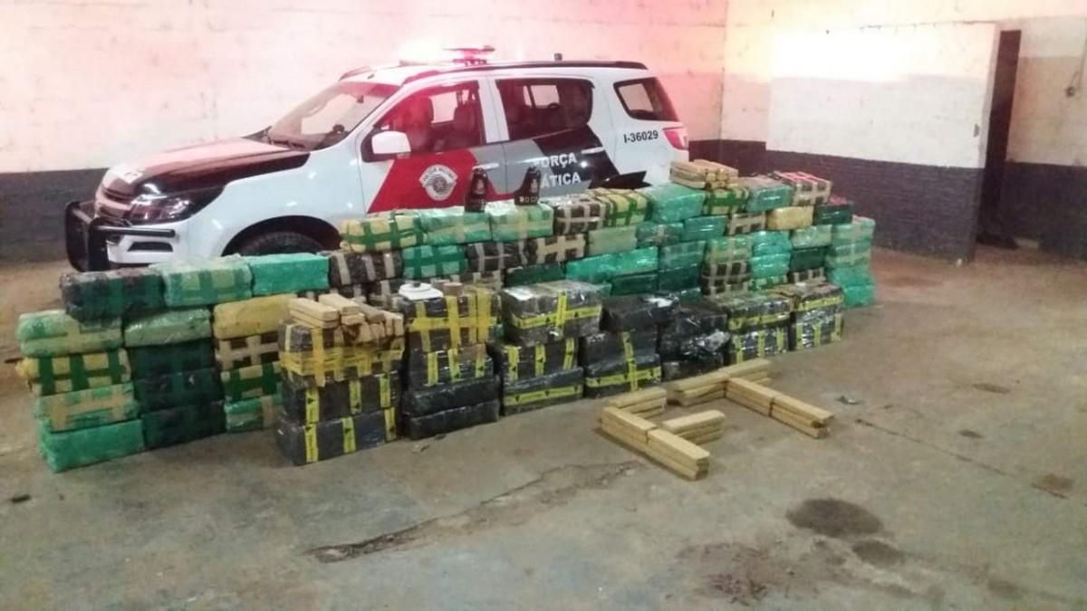 1,3 tonelada foi apreendida no Bairro dos Pires, em Limeira (PM)