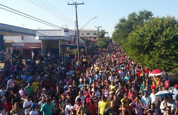 Moradores do Vila Soma, em Sumar&eacute;, Fazem protesto pac&iacute;fico por moradia (Divulgação)