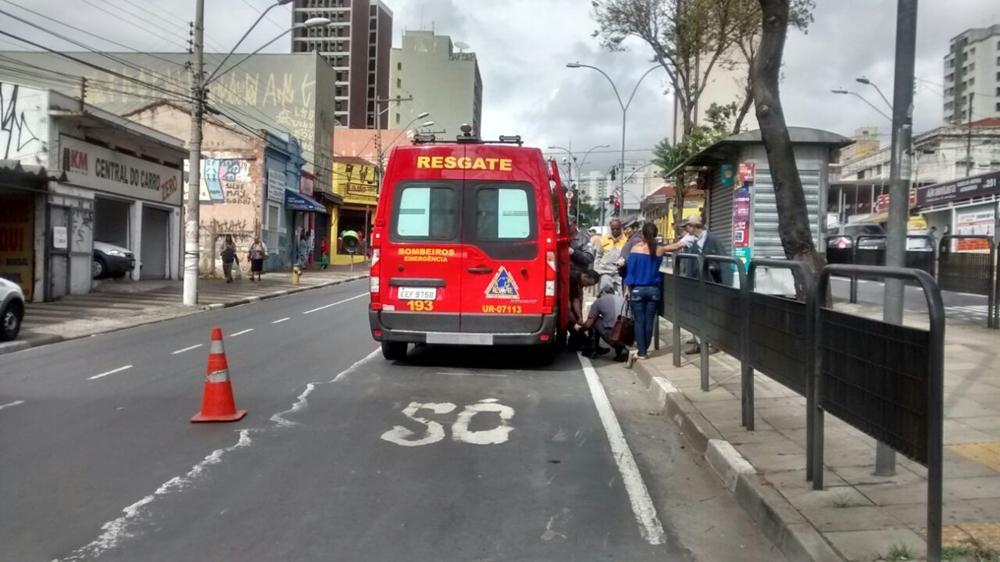 O acidente foi na Rua Benjamin Constant (Alenita Ramirez/ AAN)