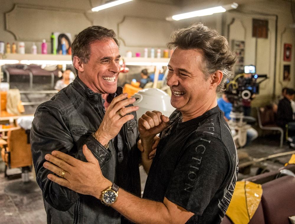 Oscar Magrini e Nelson Freitas (Renato Rocha Miranda/Globo)