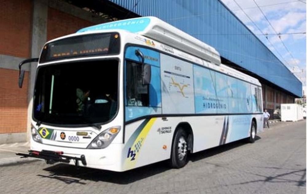 &Ocirc;nibus movidos a hidrog&ecirc;nio s&atilde;o testados em S&atilde;o Paulo (  Divulgação)