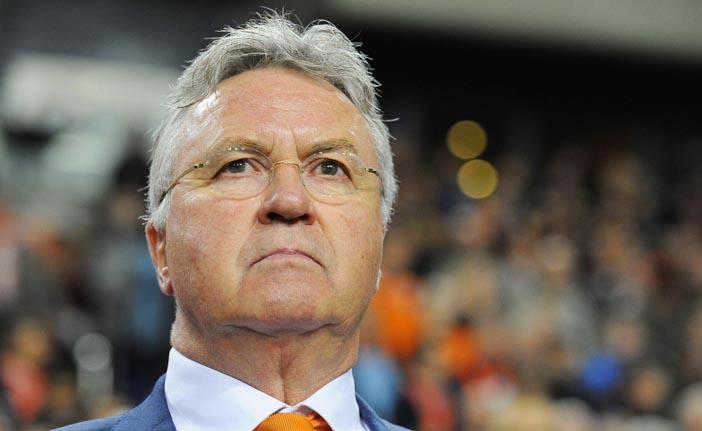 Na primeira vez que treinou a Holanda, entre 1994 e 1998, Hiddink chegou &agrave; semifinal da Copa do Mundo da Fran&ccedil;a, na qual perdeu para o Brasil (France Press)
