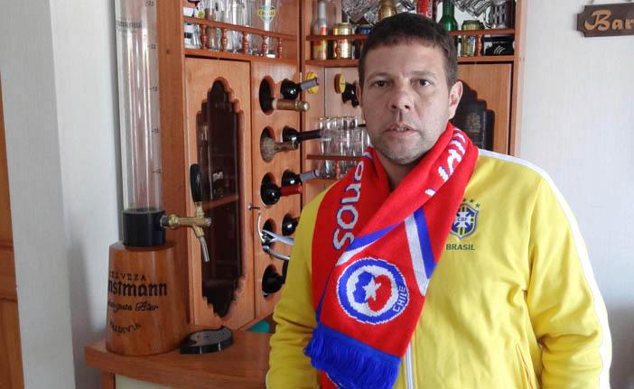 Bruno Seixas se decepcionou com o futebol apresentado pelo Brasil na Copa Am&eacute;rica (Arquivo pessoal)