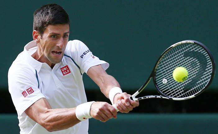 Novak Djokovic conseguiu sua 13&ordf; vit&oacute;ria em 13 partidas diante de Marin Cilic (France Press)