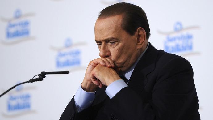 Berlusconi, que desejava se candidatar ao Parlamento Europeu em maio, foi considerado ineleg&iacute;vel depois da condena&ccedil;&atilde;o (France Press)