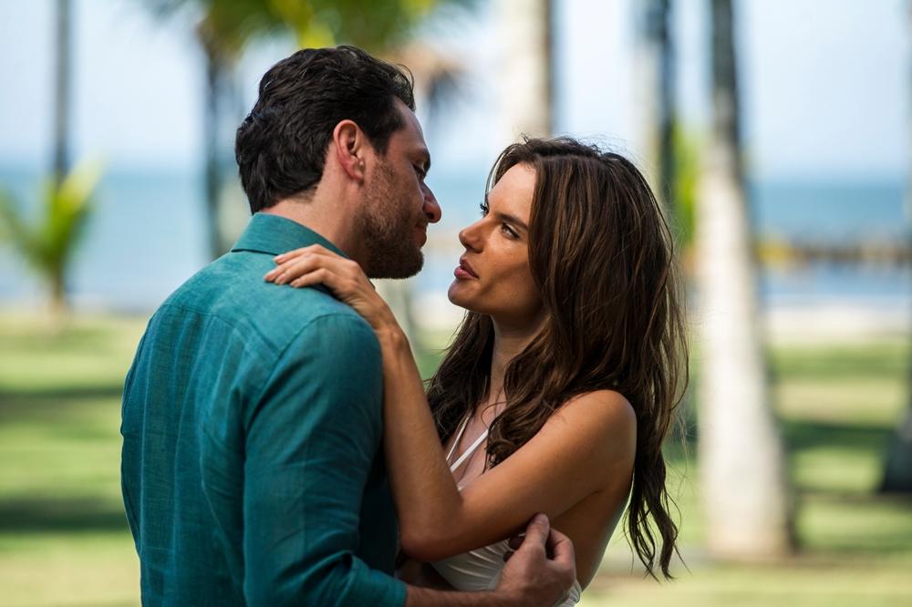Rodrigo Lombardi e Alessandra Ambrosio (Estevam Avellar/TV Globo)