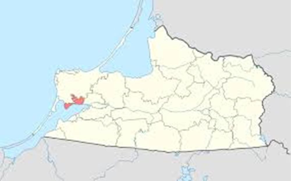 Localiza&ccedil;&atilde;o da aldeia de Svetly marcada em vermelho (France Press)