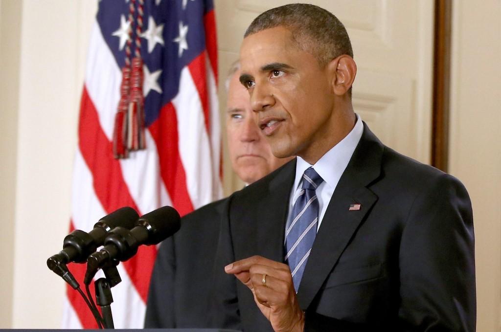 Obama aproveitou a oportunidade para denunciar a atitude de numerosos legisladores republicanos, que negam a responsabilidade humana sobre as mudan&ccedil;as clim&aacute;ticas em curso (Andrew Harnik/France Press)