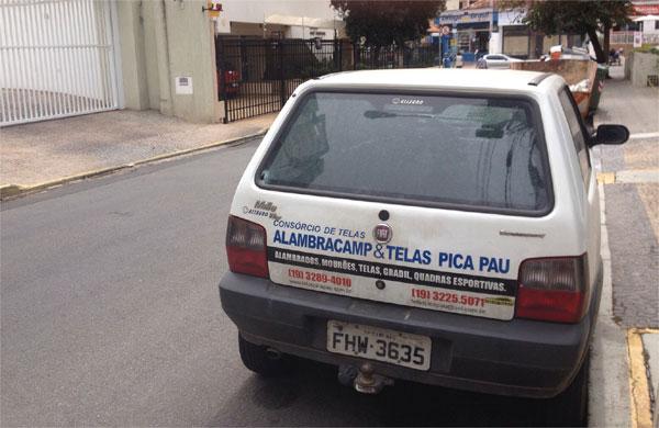 Uno foi atingido pelos disparos (Moara Semeghini/Correio)