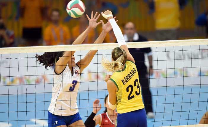 B&aacute;rbara encara bloqueio simples de Porto Rico: Brasil sofreu, mas venceu (France Press)