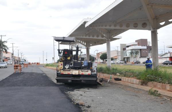 Trecho em obra da Avenida S&atilde;o Paulo, em Santa B&aacute;rbara d?Oeste ( Carlos Sousa Ramos / AAN)