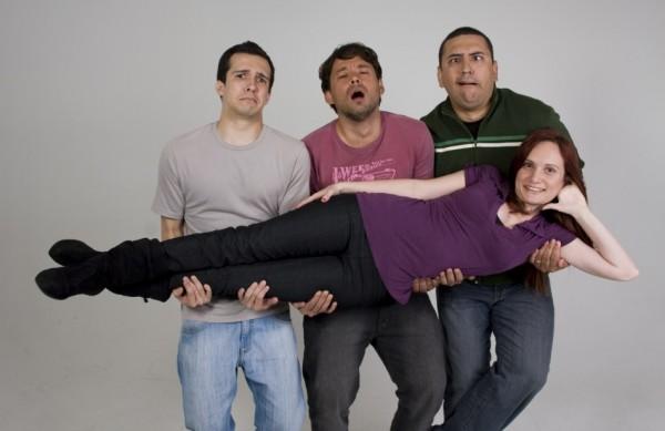 Cena do espetáculo "Seleção do Humor Stand-Up", em cartaz no Teatro Amil ( Divulgação)