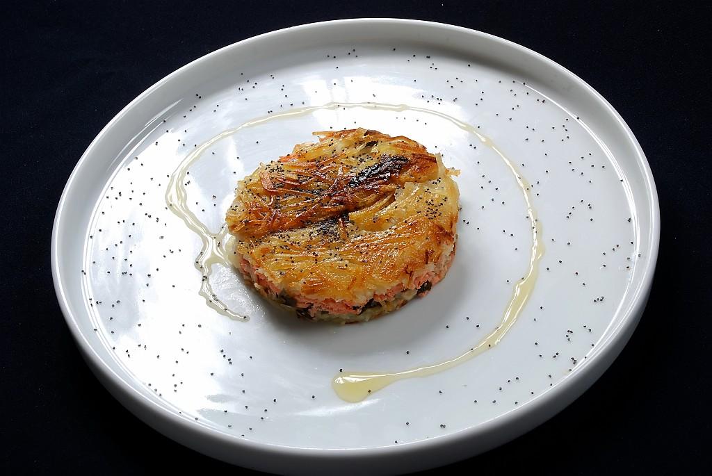 batata rosti com salm&atilde;o (Ciéte Silvério/ Especial para Metrópole)