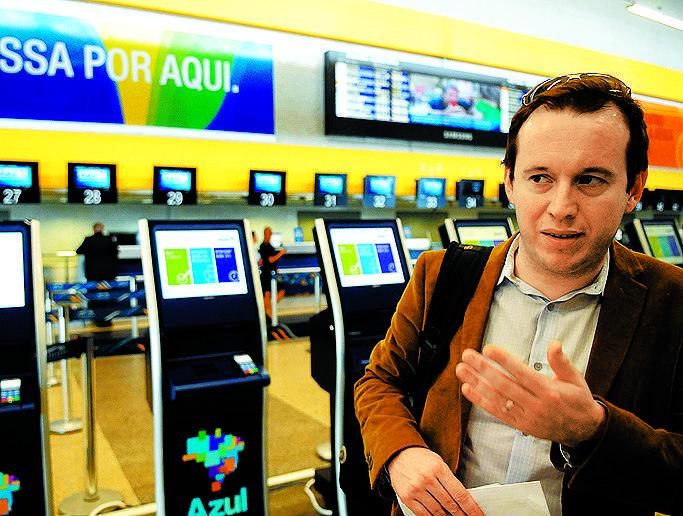 Cl&oacute;vis Fernandes elogia o check-in, mas critica o custo das refei&ccedil;&otilde;es ( Dominique Torquato/ AAN)