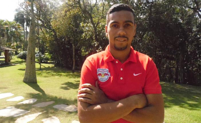 Denilson estava no Audax Rio onde disputou a segunda divis&atilde;o do Campeonato Carioca e anotou cinco gols em oito partidas disputadas (Divulgação/Red Bull)