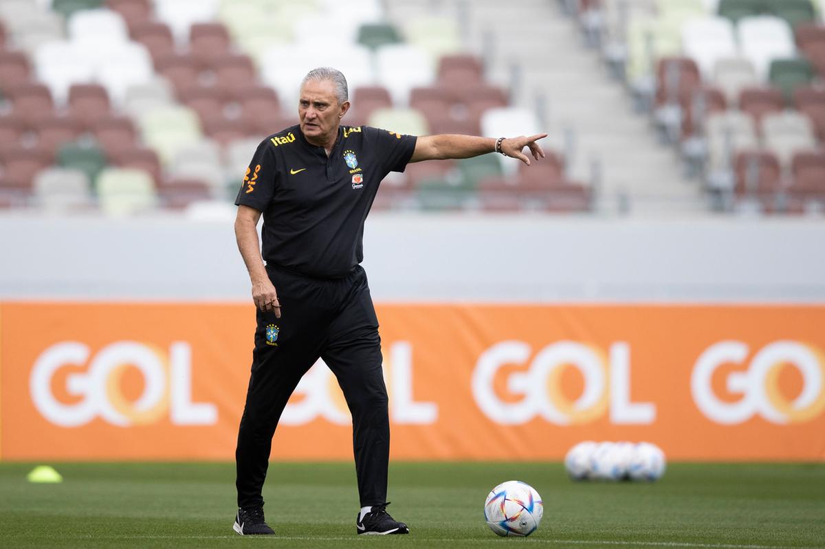 Primeiro treino da Seleção Brasileira no Estádio Nacional de Tóquio (Lucas Figueiredo/CBF)