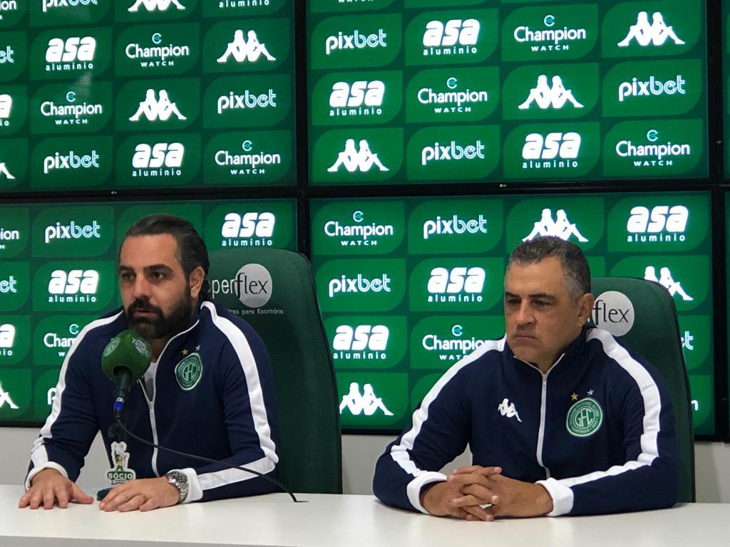 O comandante bugrino, Marcelo Chamusca, não deixa de ter razão quando fala das oportunidades perdidas (Thomaz Marostegan/Guarani FC)