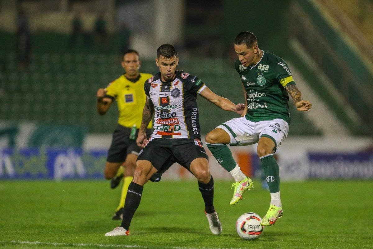 Derrota do Guarani para o Operário (Reprodução/ Twitter Guarani)