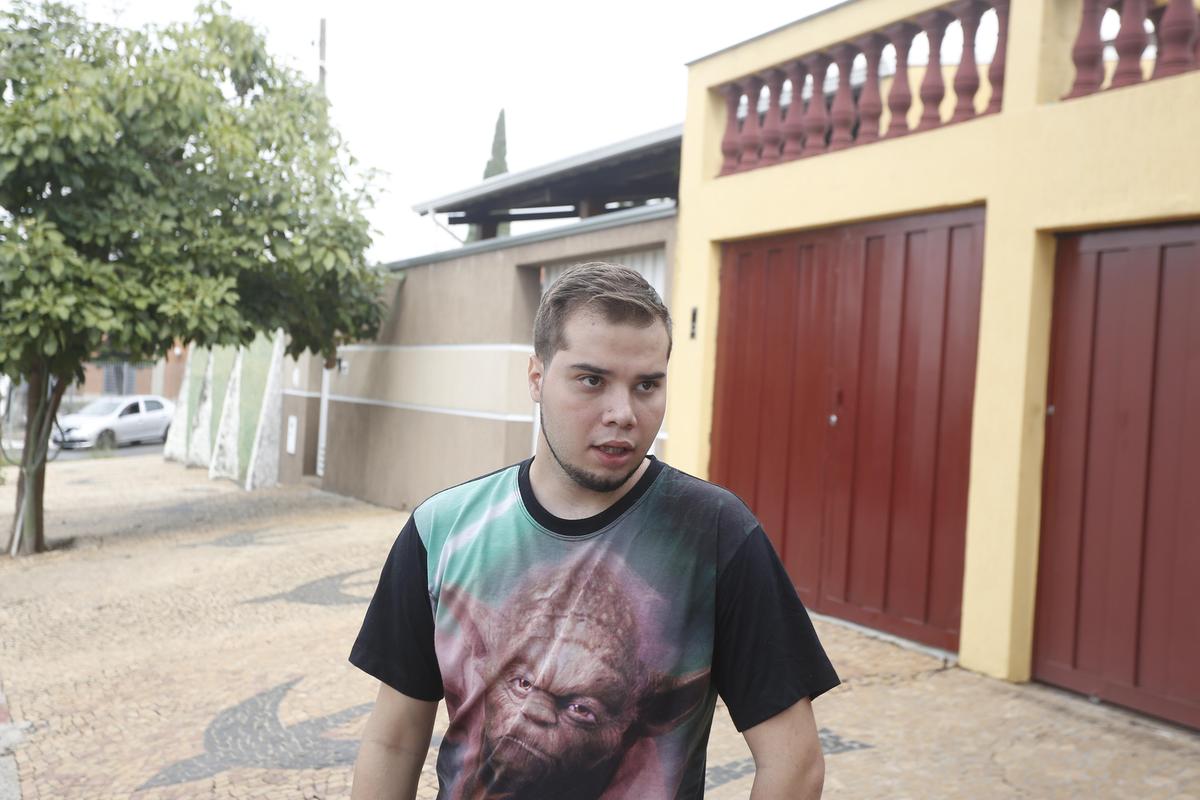 O auxiliar de cozinha Yuri Gidaro, conhecido da vítima, havia conversado com ela minutos antes da abordagem (GustavoTíllio)