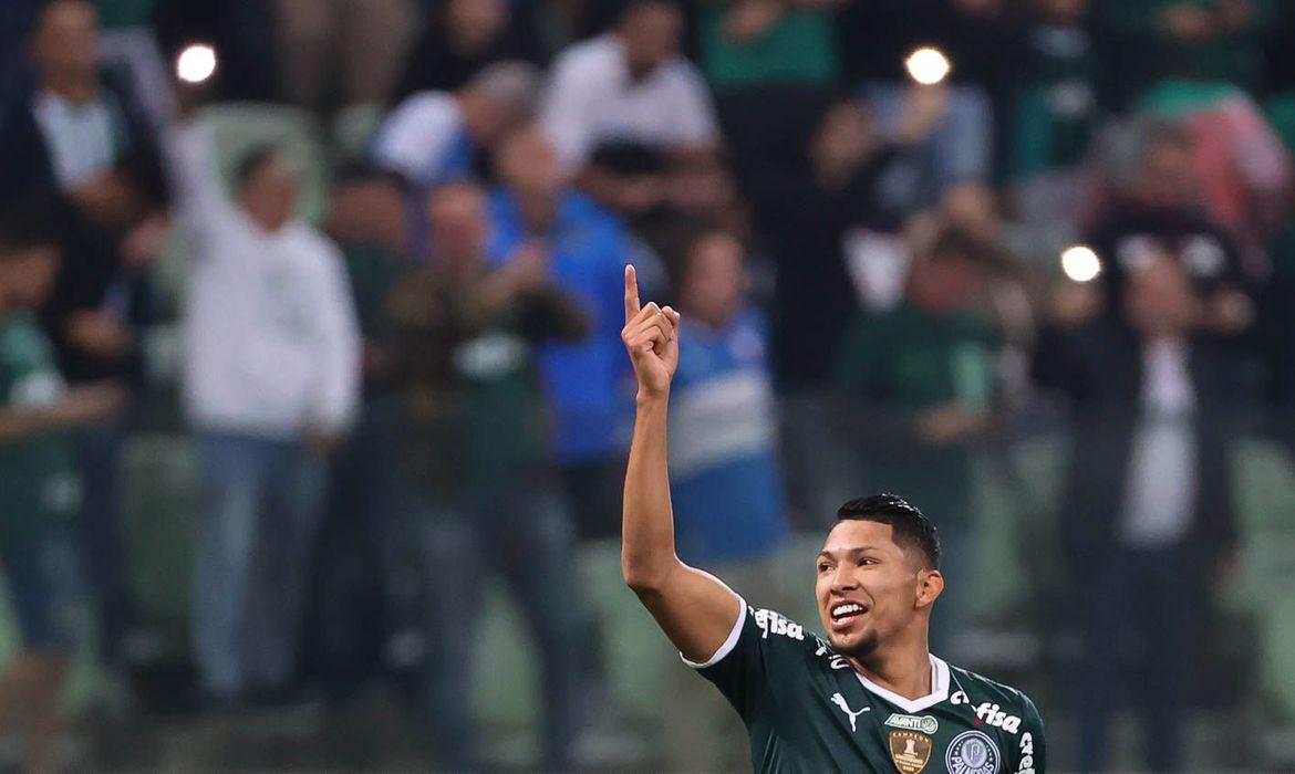 Rony marcou dois gols da goleada por 4 a 0 da equipe de Abel Ferreira (Cesar Greco/ Palmeiras)