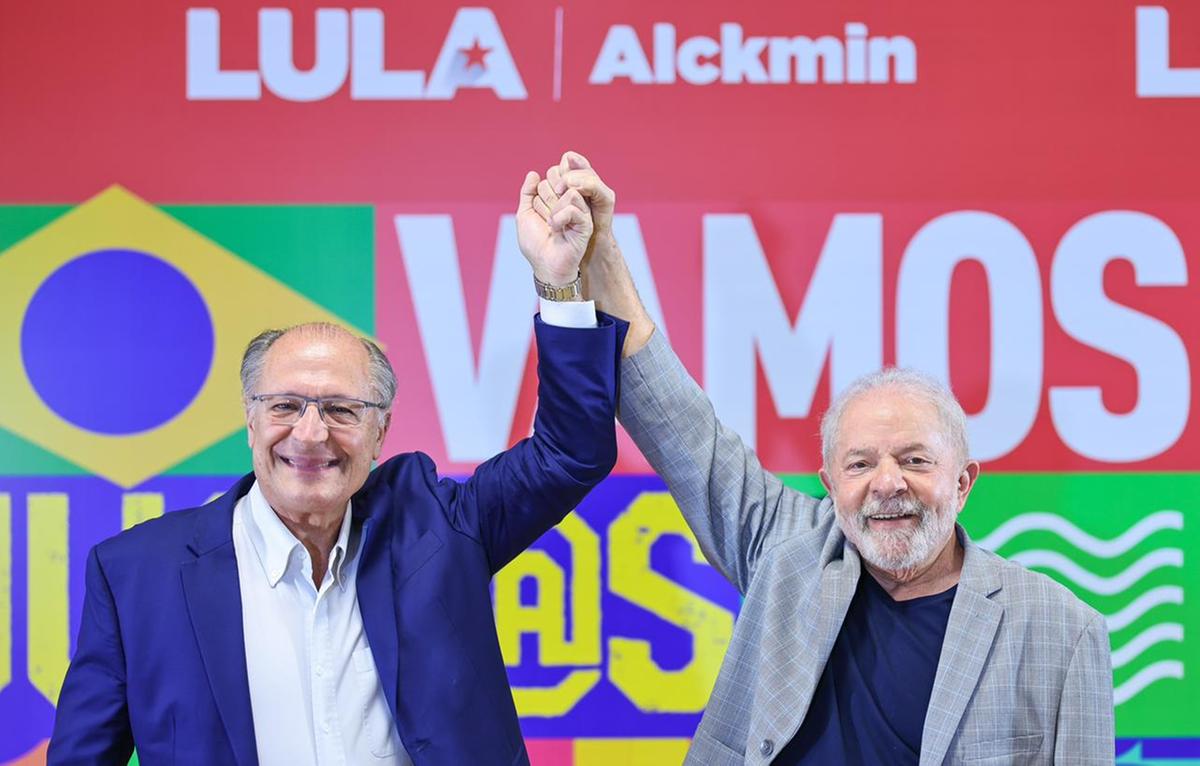 Luiz Inácio Lula da Silva e seu vice, Geraldo Alckmin (Ricardo Stuckert)