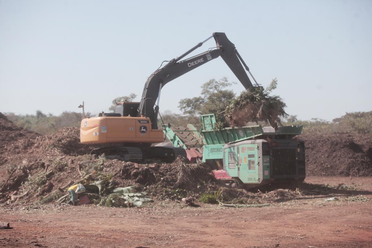 A Usina Verde de Compostagem funciona na Fazenda Santa Elisa, do Instituto Agronômico de Campinas (Kamá Ribeiro)