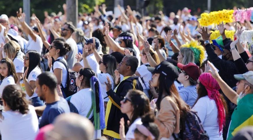 Segundo a organização do evento, mais de nove mil caravanas de diversas partes do país trouxeram público à Capital paulista (Divulgação)