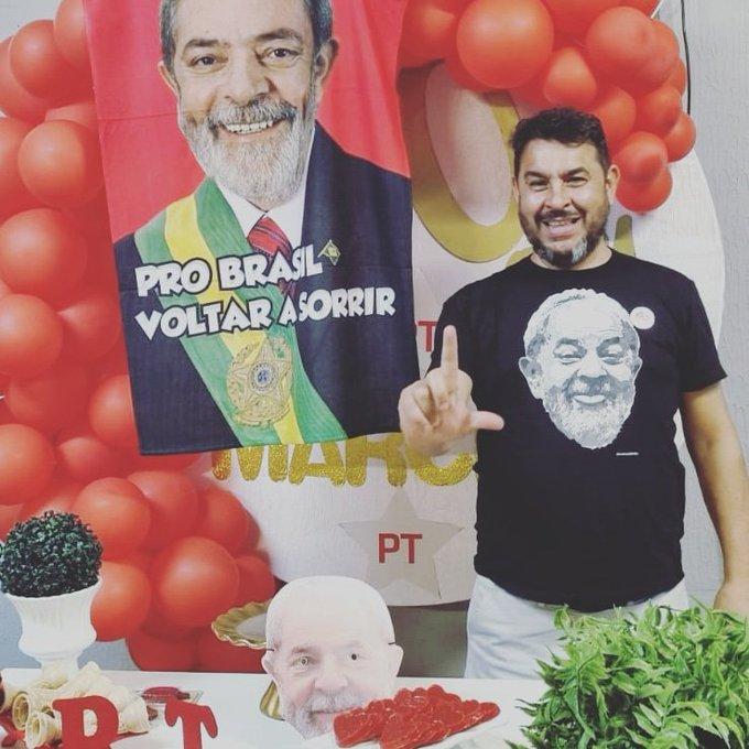 Marcelo Arruda era filiado ao PT e foi candidato a vice-prefeito em Foz do Iguaçu nas eleições de 2020 (Divulgação)