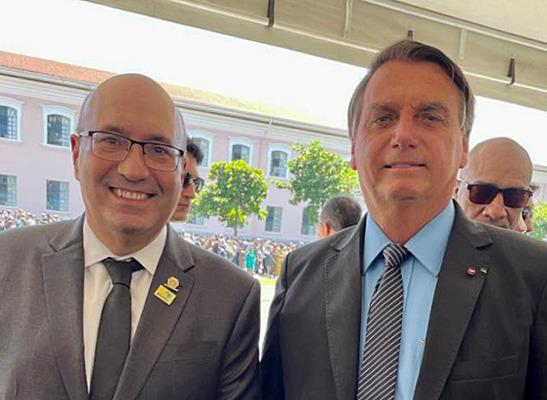 Presidente Jair Bolsonaro recebe nesta quarta-feira (13) o prefeito de Campinas, Dário Saadi (Reprodução)