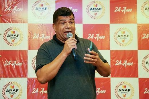 Salmo Valentim, presidente da Associação Nacional de Árbitros de Futebol (Anaf), propõe greve geral e a consequente paralisação do Brasileirão 2022 (Divulgação)
