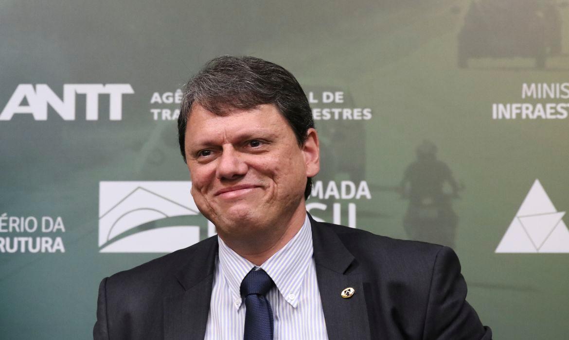 Ex-ministro e candidato do Republicanos ao governo de São Paulo, Tarcísio Gomes de Freitas (Rovena Rosa/ Agência Brasil)