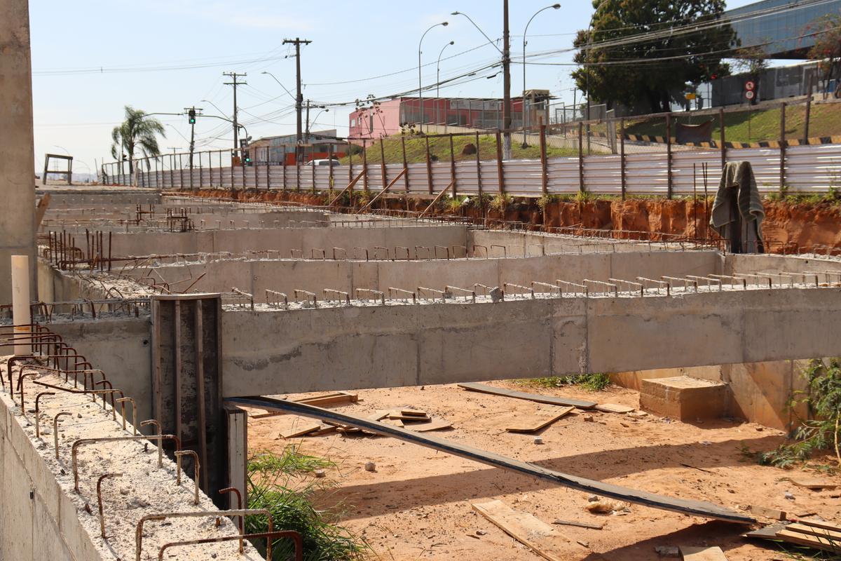 Obras do Terminal Ouro Verde (Divulgação)