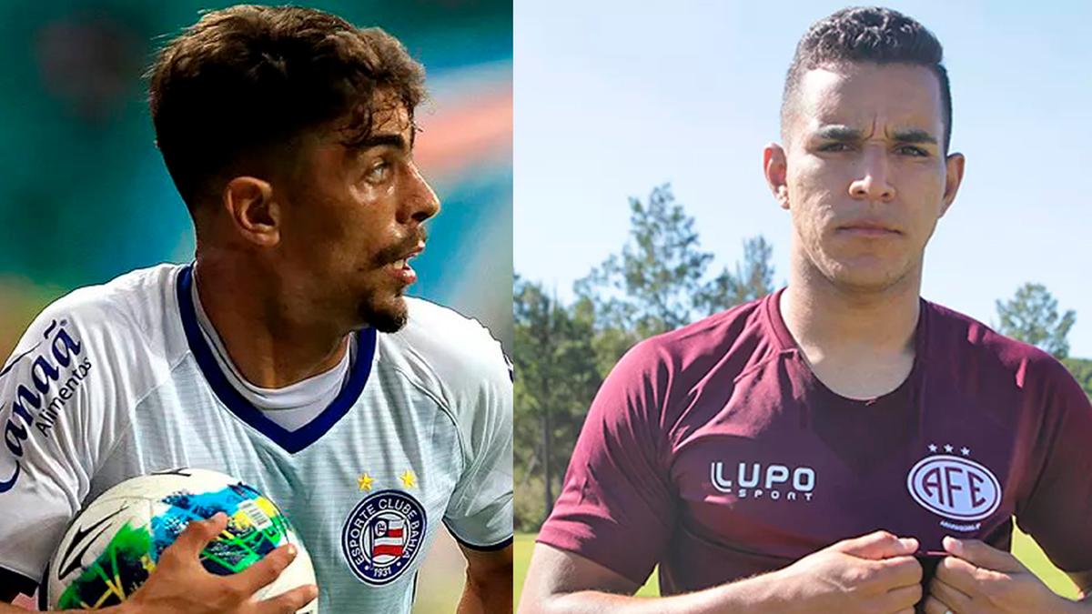 Luisinho e Yuri são os novos reforços do Guarani para sequência da Série B do Campeonato Brasileiro (Felipe Oliveira/EC Bahia | Jonatan Dutra/Ferroviária SA)