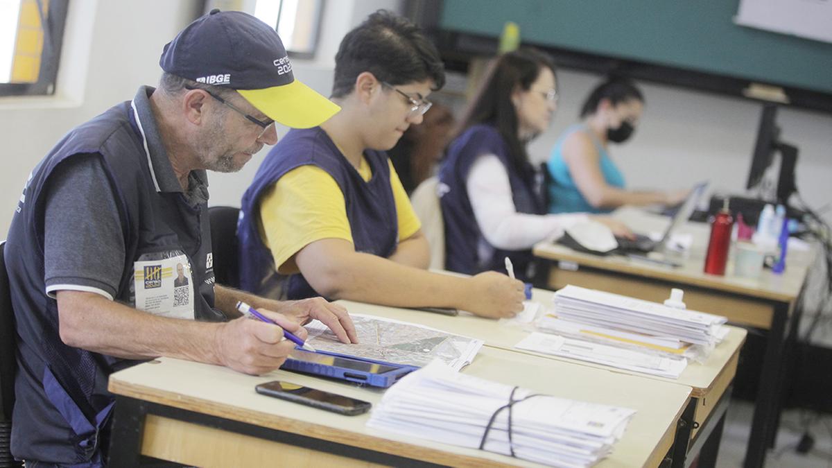 Início do trabalho dos recenseadores do Instituto Brasileiro de Geografia e Estatística em Campinas (Kamá Ribeiro)