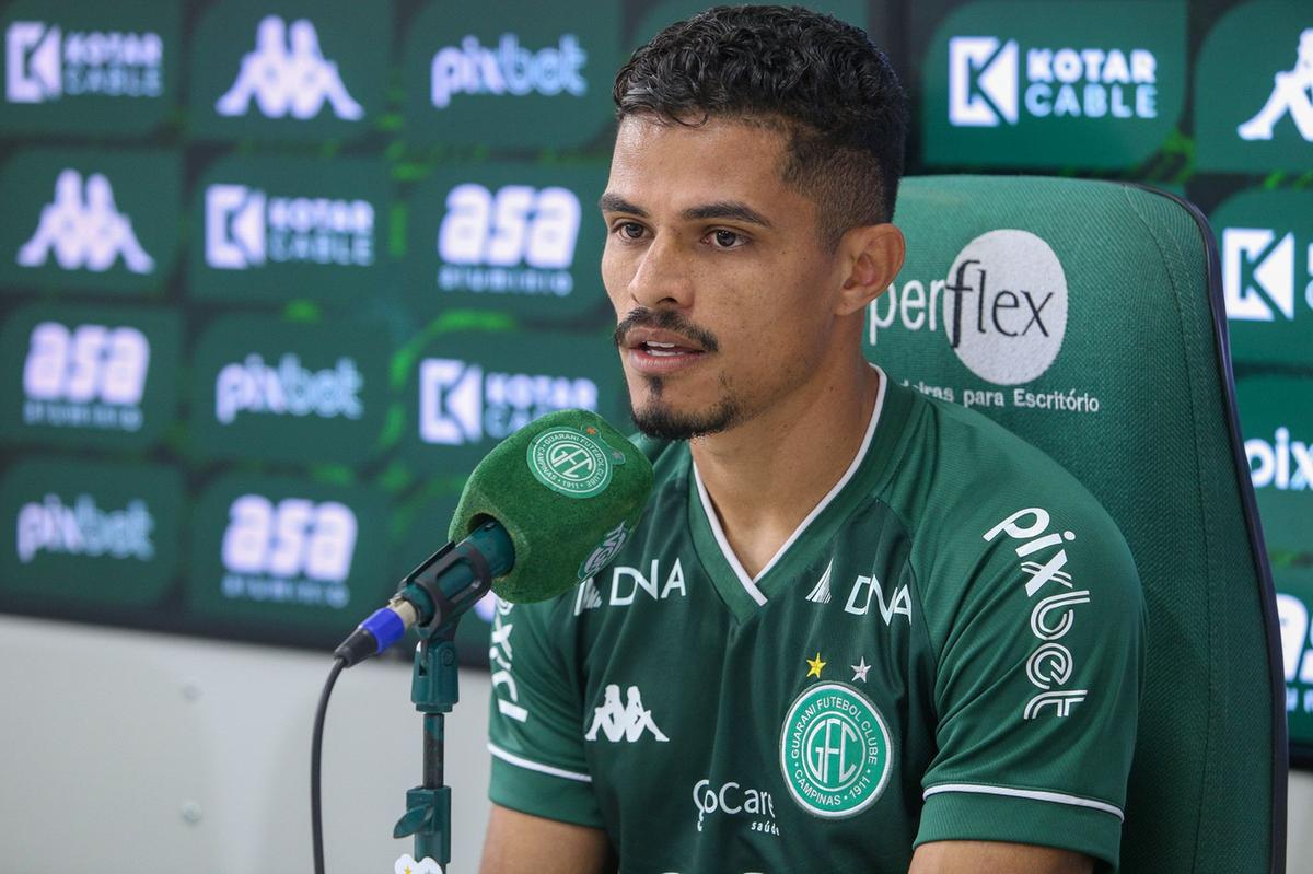 Lucas Ramon diz que elenco prioriza melhorar eficiência ofensiva por melhores resultados (Thomaz Marostegan/Guarani FC)