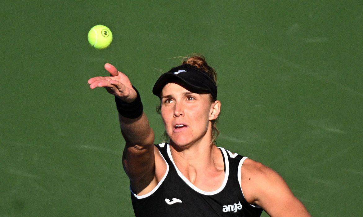 Brasileira e cazaque Anna Danilina pararam nas oitavas de final (Dan Hamilton-USA TODAY Sports)