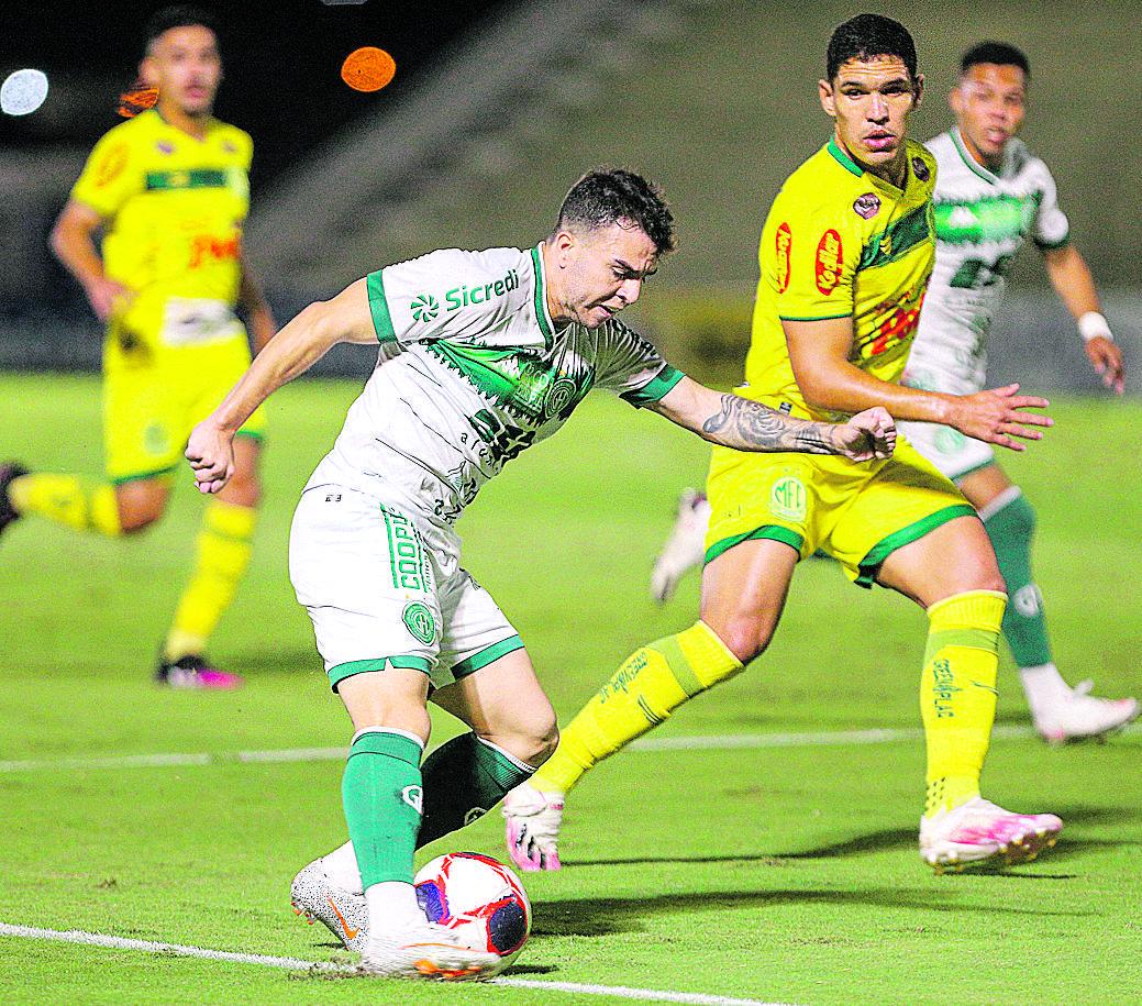 Referência do Guarani, Andrigo foi bem marcado pela defesa do Mirassol; e o Guarani se despede do Paulistão (Thomaz Marostegan/Guarani FC)