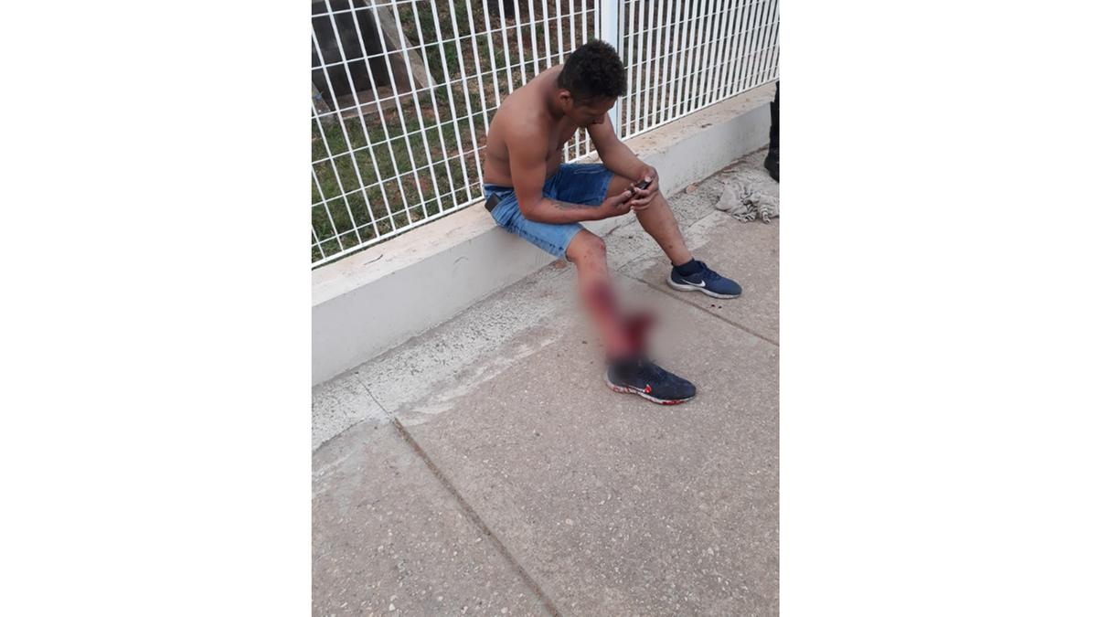 GM é apedrejado ao tentar dispersar uma briga na rua (Divulgação)