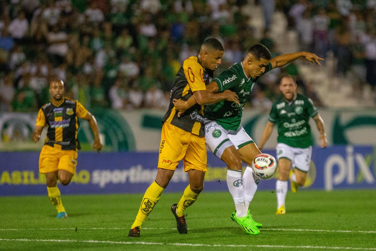 O atacante Yuri assumiu a artilharia da equipe com cinco gols assinalados em 10 jogos realizados (Thomaz Marostegan/Guarani FC)
