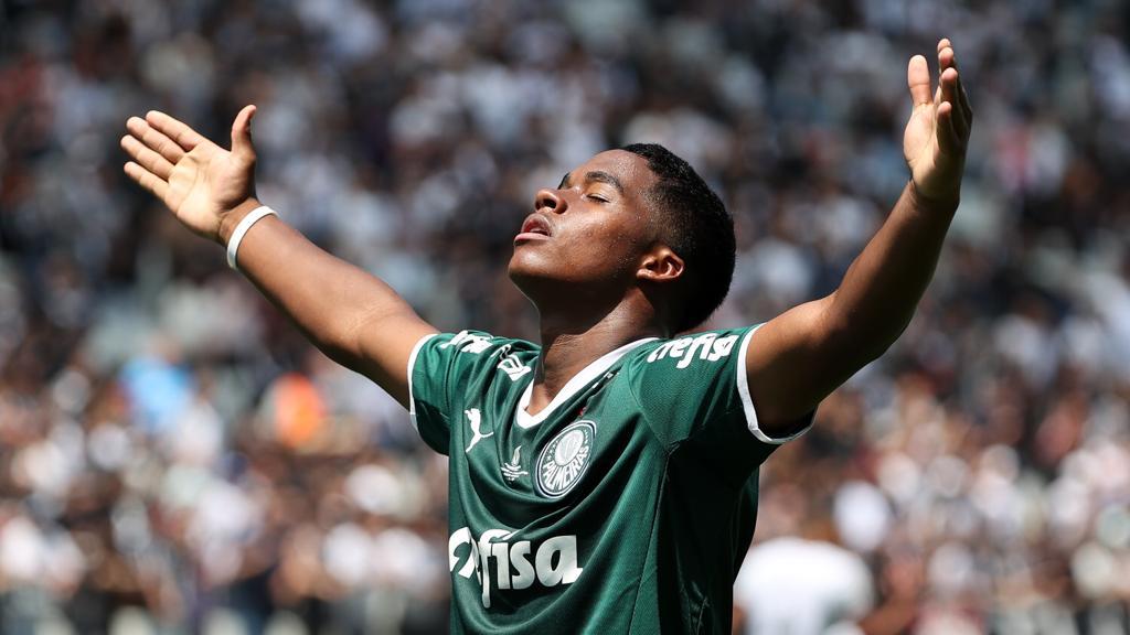 Endrick marcou o gol do título do Palmeiras (Fabio Menotti/Palmeiras)