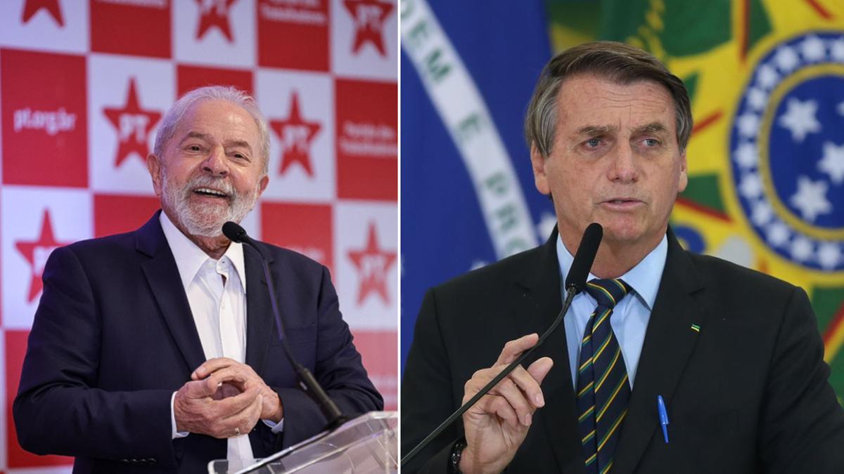 Pesquisa BTG/FSB aponta Lula com 45% e Bolsonaro tem 35% (Reprodução e Fabio Rodrigures Pozzebom/ Agência Brasil)
