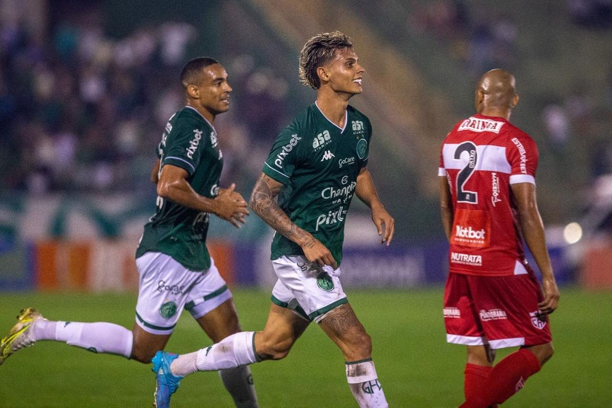 Richard Ríos foi o autor do gol que trouxe alegria nessa terça-feira, no Brinco de Ouro da Princesa (Thomaz Marostegan/Guarani FC)