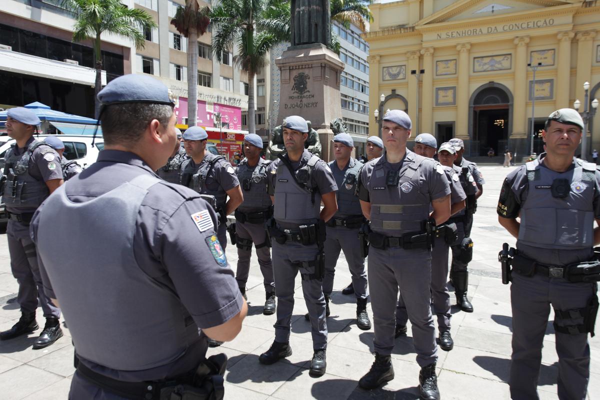 Contingente de policiais será reforçado na área central no período que compreende os eventos da Copa do Mundo, Black Friday e as festas de final de ano: Natal e também révellion (Rodrigo Zanotto)