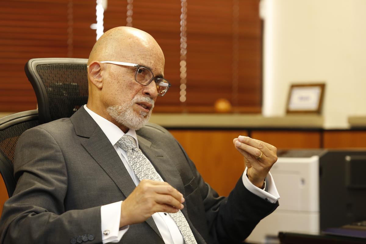 O desembargador Samuel Hugo Lima na solenidade de posse como novo presidente do Tribunal Regional do Trabalho (TRT) da 15ª Região para um mandato de dois anos (Gustavo Tilio)