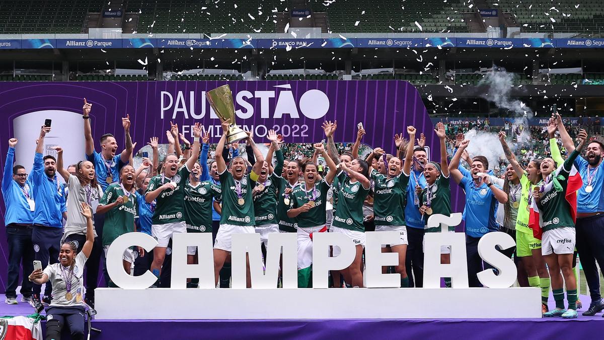 Palmeiras vence o Santos e conquista o Paulista Feminino