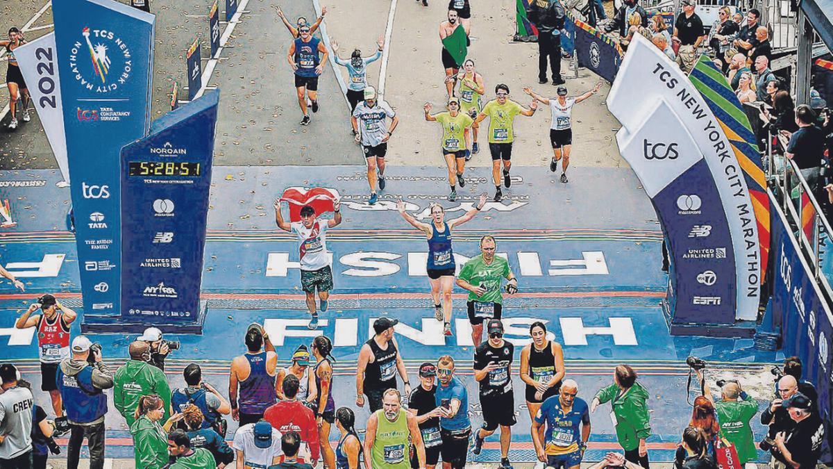 Maratonista de Campinas realiza sonho ao lado dos filhos em Nova York (Divulgação)