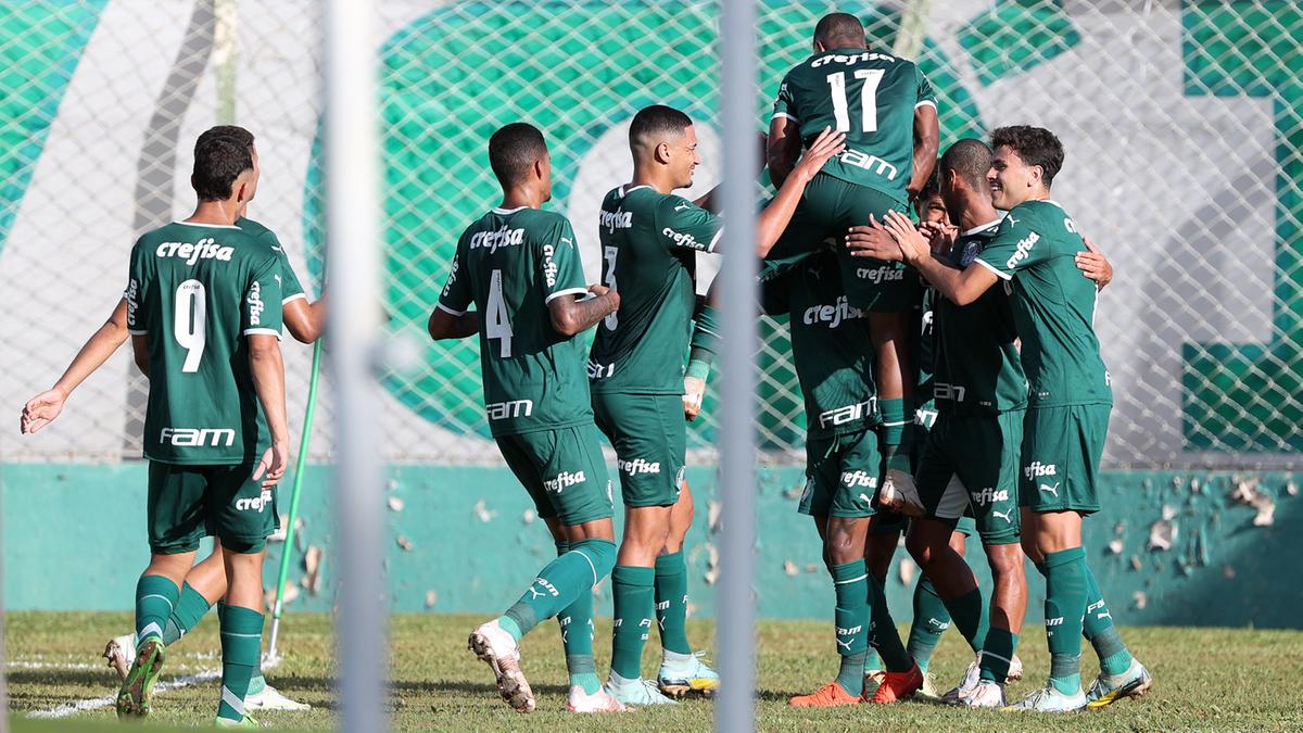 Partida entre Palmeiras e Sampaio Corrêa, válida pela segunda fase da Copinha (Fabio Menotti/Palmeiras)