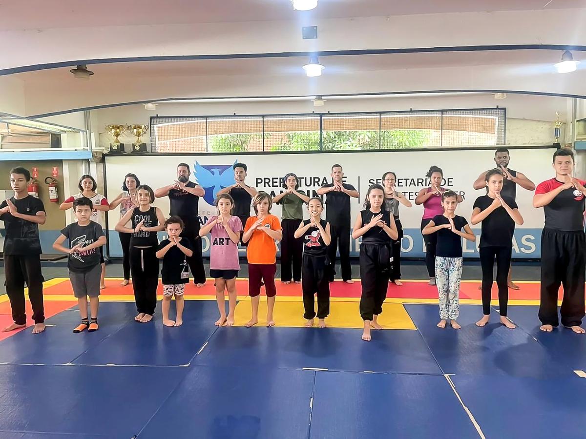 Federação Paulista de Kung Fu quer expandir prática do Kung Fu entre crianças e adolescentes na cidade de Campinas. O alvo são alunos de escolas públicas (Divulgação)